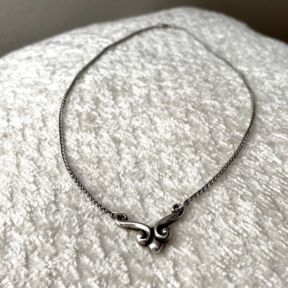 James Avery retired scroll necklace